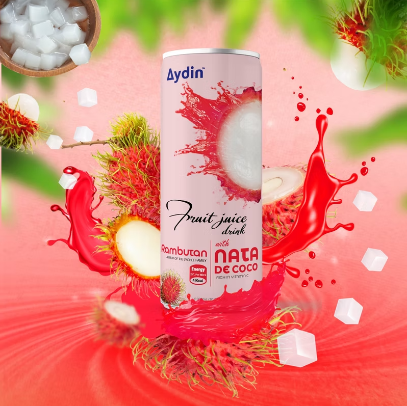 Aydin Rambutan Fruit Juice (320 ml x 24 pk)